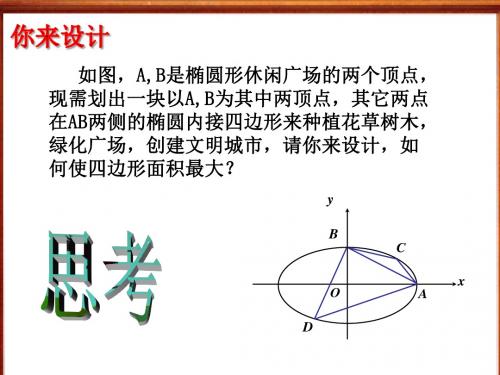 椭圆里的最值问题【公开课教学PPT课件】