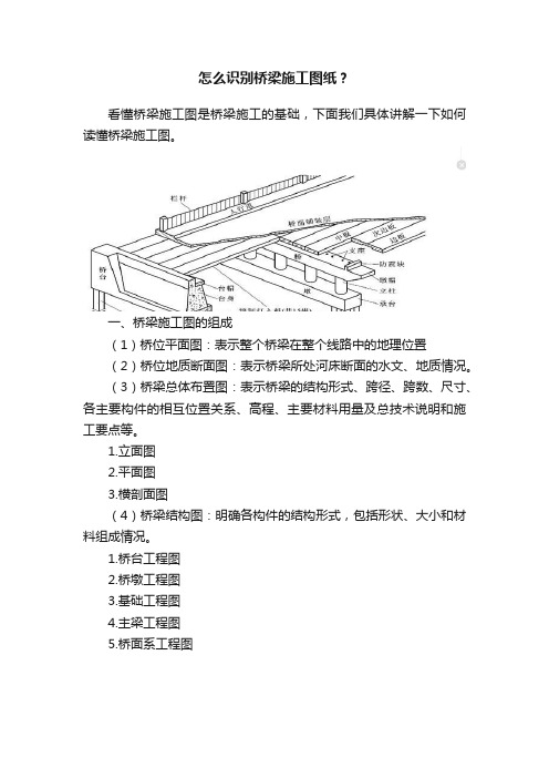 怎么识别桥梁施工图纸？