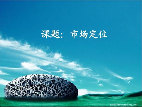 市场定位