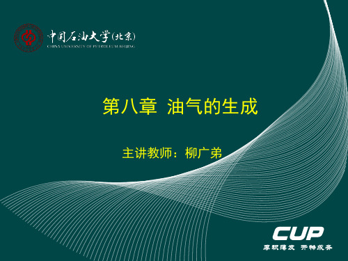 第8章 油气的生成  ppt课件