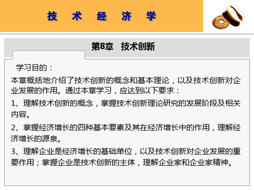 技术经济学第八章PPT课件