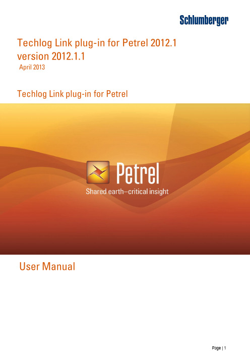 TechlogPetrel2012.1.UserManual