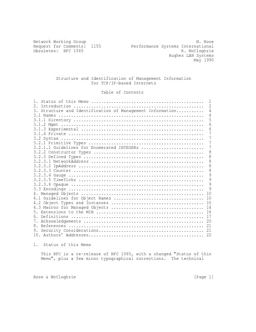 rfc1155(SMI)