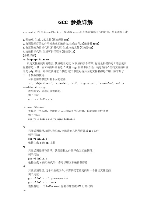GCC用法