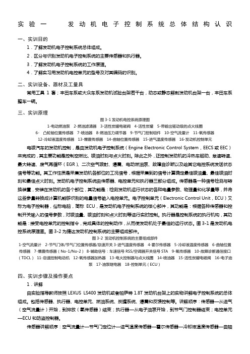 《汽车电子控制技术》实验指导书
