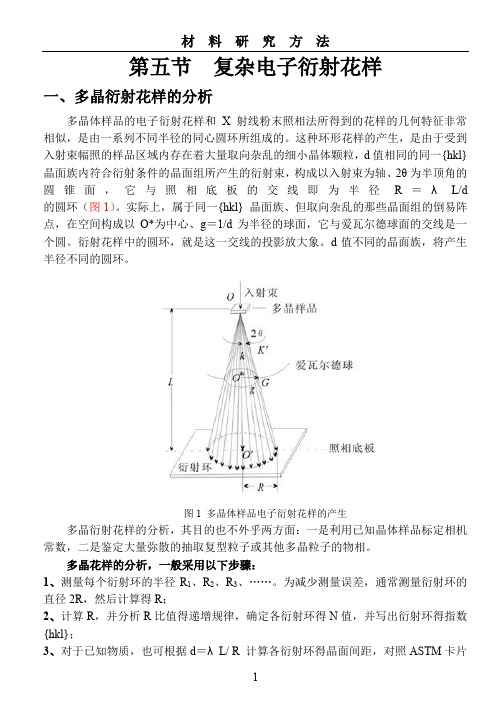 复杂电子衍射花样(材料分析方法)