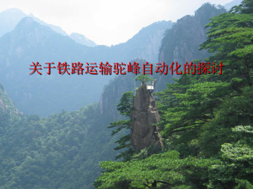 驼峰自动化
