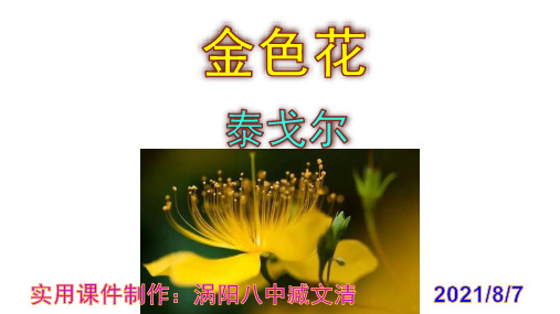 《金色花》精品PPT课件