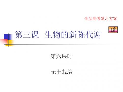 生物3.6无土栽培