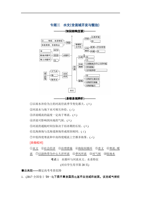 【高中地理】2018版高考地理二轮教师用书(16份) 通用6