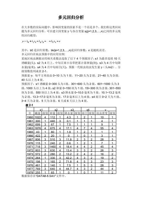 SPSS多元回归分析实例教程