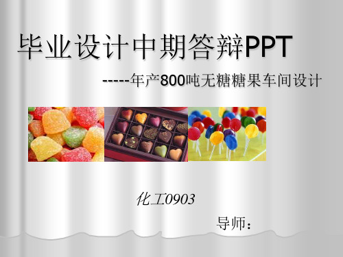 化工专业中期答辩
