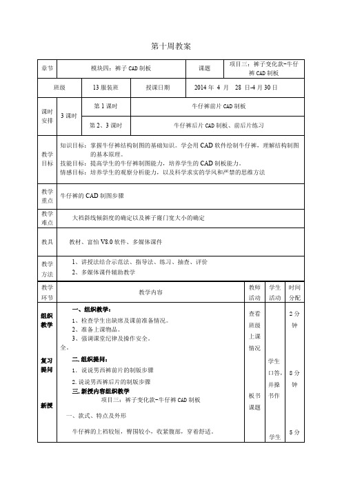 服装CAD 电子教案