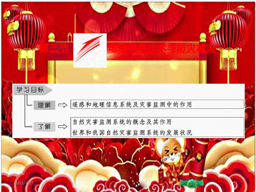 高中地理 第三章 防灾与减灾 第三节 地理信息技术与防灾减灾课件 中图高二选修5地理课件