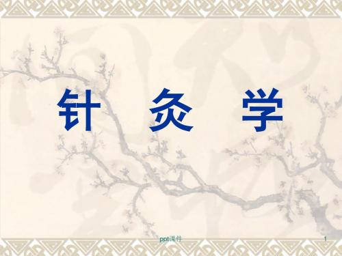 针灸学绪言  ppt课件