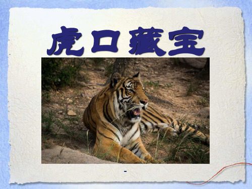 202X春湘教版语文六下《虎口藏宝》ppt课件