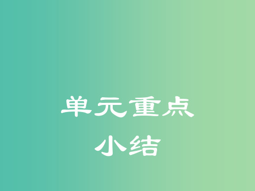 高中英语 Unit 3 A healthy life本章整合课件 新人教版选修6