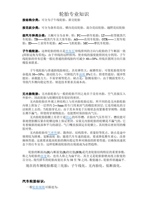 轮胎专业知识