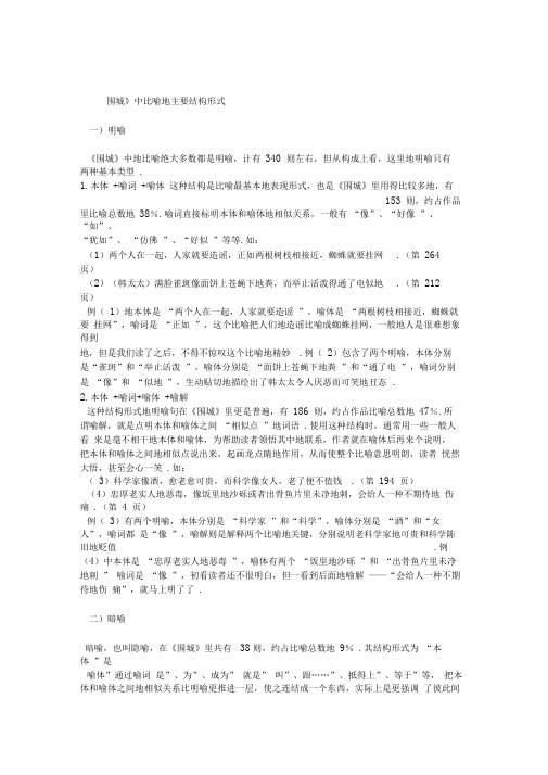 围城的比喻
