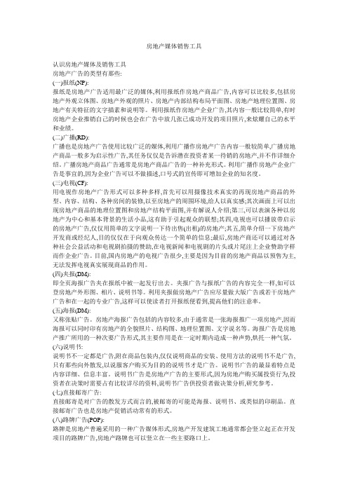 房地产媒体销售工具