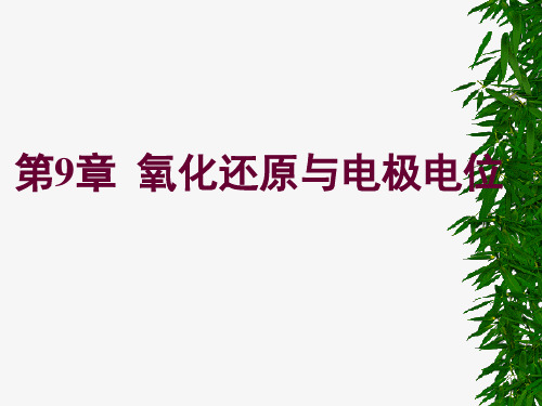 氧化还原与电极电位