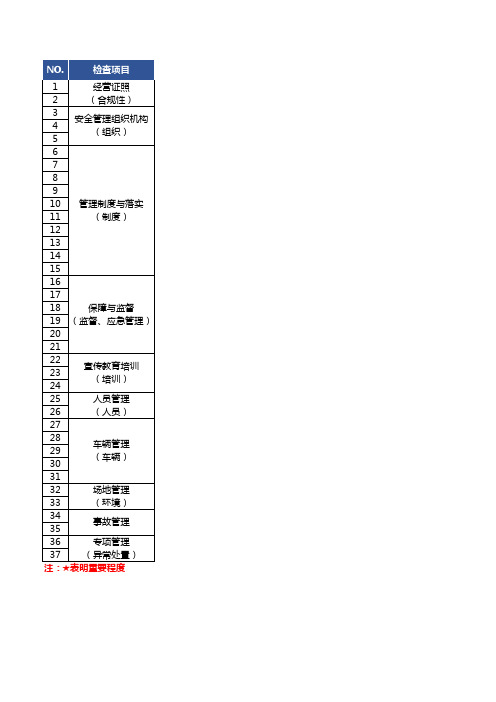 安全标准化体系推进计划表