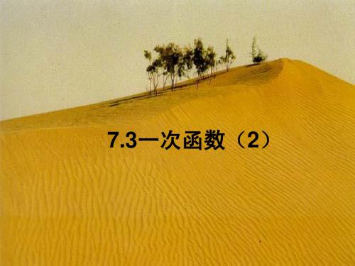 7.3一次函数(2)