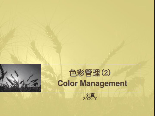 2.色彩复制原理和工艺