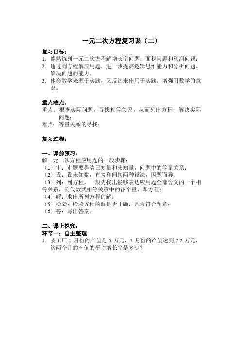 一元二次方程的应用2