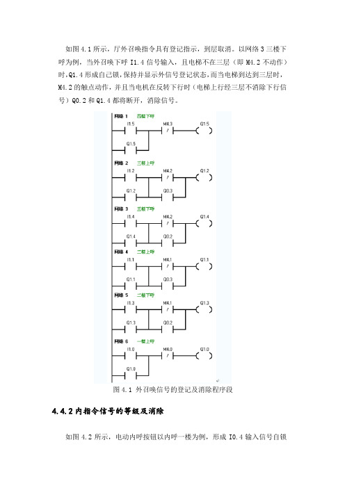 四层电梯程序带注释