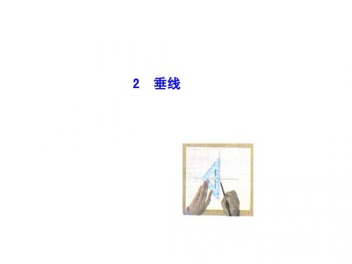 【同步教学课件】2014版七年级数学上册(华师大版)：5.1.2 垂线