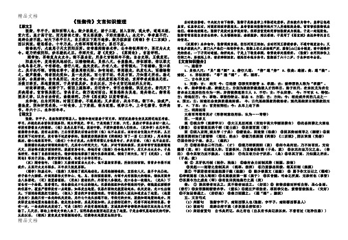 《张衡传》文言知识整理11543知识分享