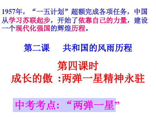 成长的骄傲  两弹一星精神永驻
