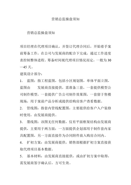 营销总监操盘须知