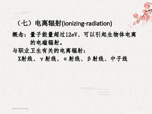 【职业卫生】(七)电离辐射