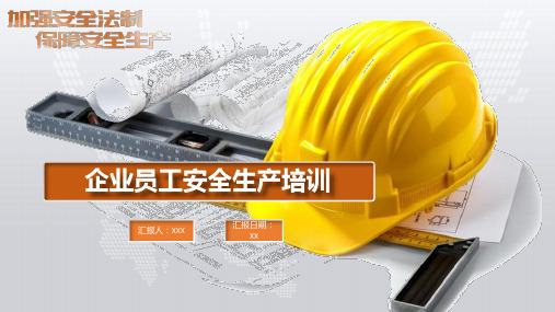 企业员工安全生产专题经典教学课件PPT模板