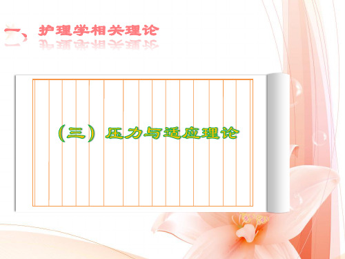 压力与适应理论PPT课件