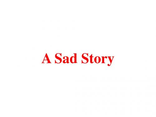 008 A Sad Story