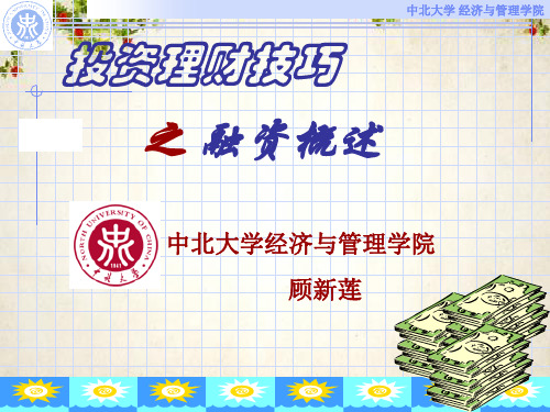 投资理财技巧之融资概述(ppt 46页)
