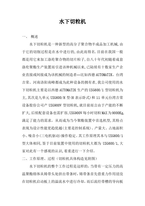水下切粒机 介绍