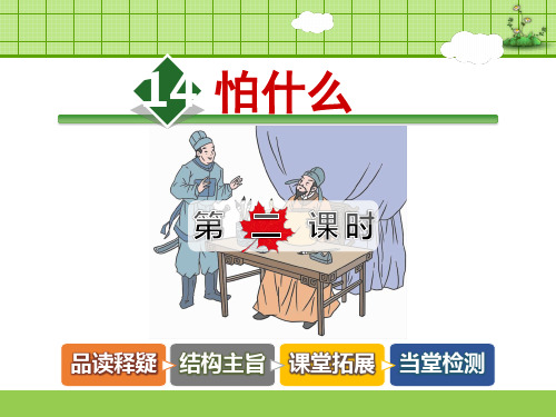 长春版语文四年级下册 14.怕什么【第2课时】 PPT课件