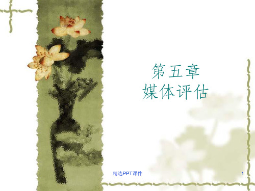 媒体评估ppt课件