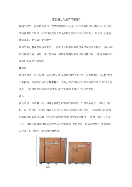 硫化铜浮选药剂