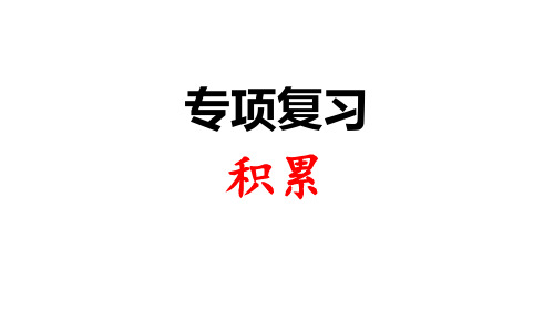 二年级下册语文课件积累与看图写话复习人教部编版