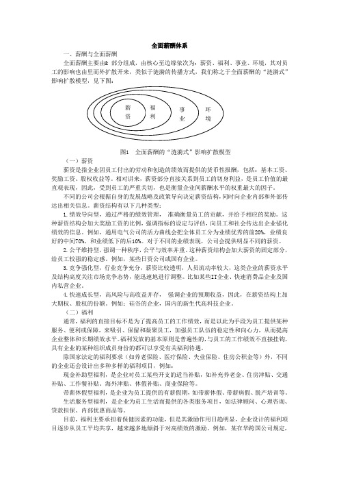 全面薪酬体系