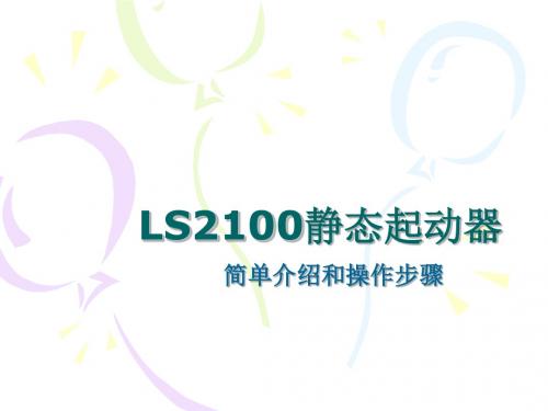 LS2100静态起动器