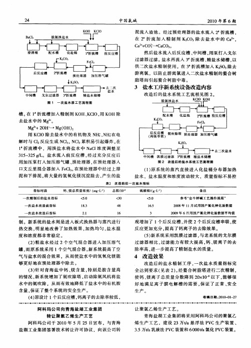 阿科玛公司向青海盐湖工业集团转让聚氯乙烯生产工艺