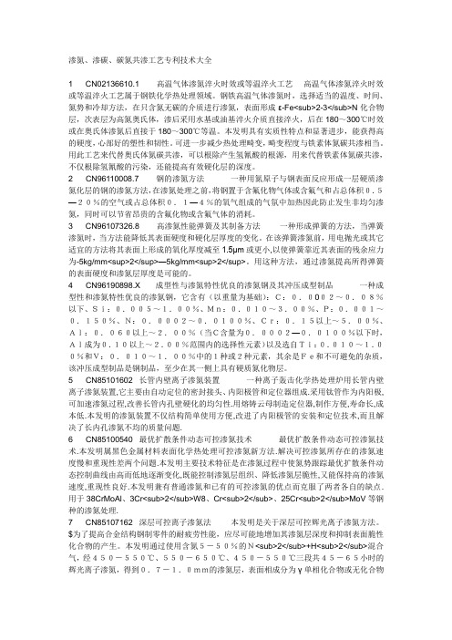 氮化工艺内容