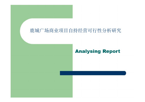 温州绿城鹿城广场商业项目研究