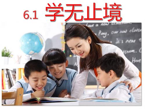 人教版九年级道德与法治下册 6.1学无止境(共15张PPT)